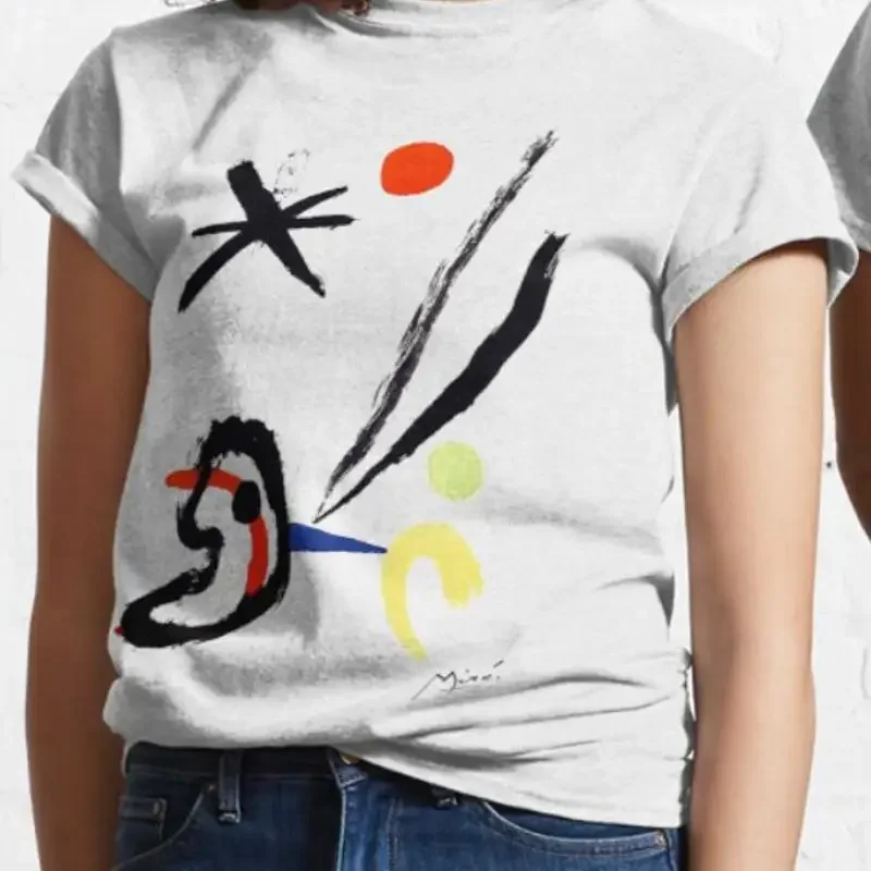 Фото Футболка Miro Painting Art 100 из премиального хлопка №1