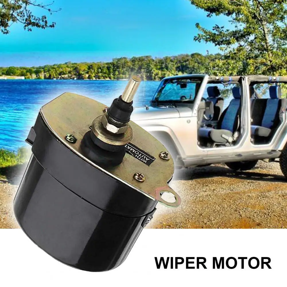 

Wiper Motor Easy to Install High Strength Accessory 12V Universal Windscreen Wiper Motor 01287358 7731000001 for Jeep