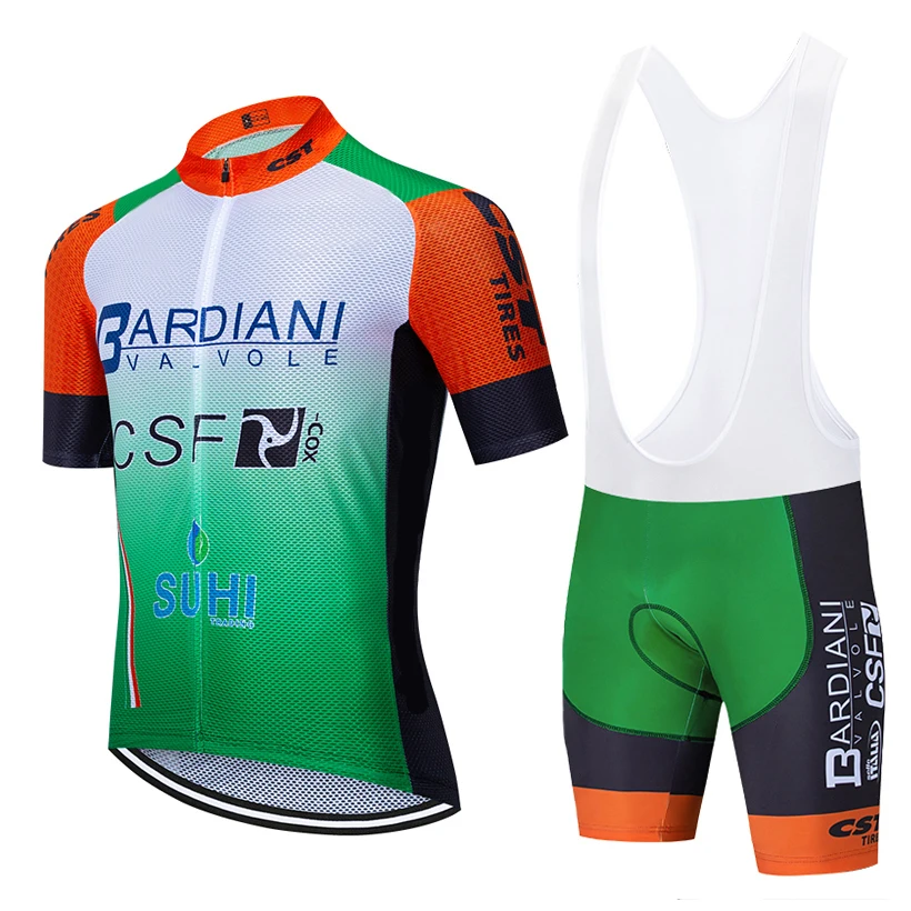

TEAM 2022 BARDIANI Cycling Jersey 20D Bike Pants Suit Mens Summer Quick Dry Pro BICYCLING Shirts Maillot Culotte Wear