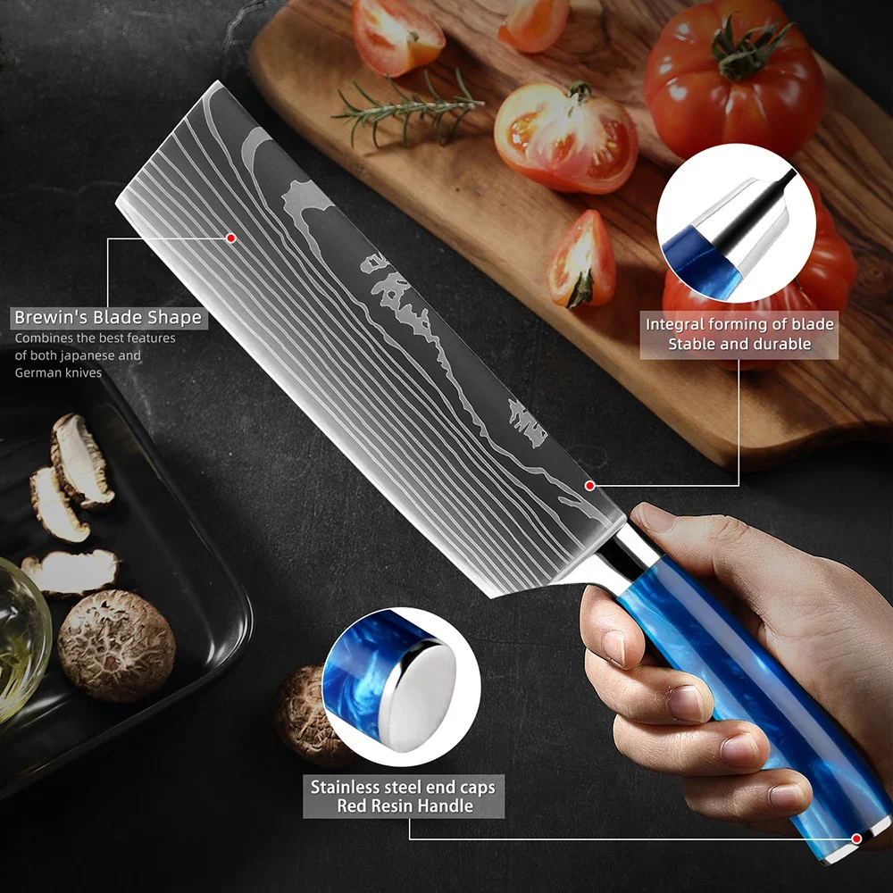 7-дюймовый бритвенный станок острый многоцелевой Профессиональный Азиатский нож