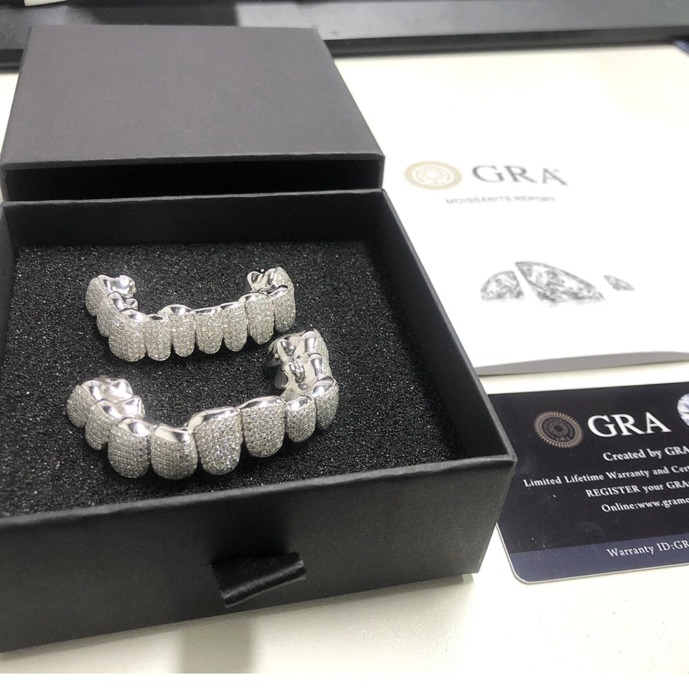 Custom Teeth Grillz Gesso Tooth Impression Powder For Tooth Grills Men Women Custom Grillz Mold-Made Item No Grillz