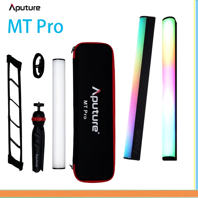 

Aputure MT Pro RGB Stick Light Wand Handheld Tube Light LED Video Light 2000K-10000K 4200mAh Photography Lighting Fill Lamp RGB