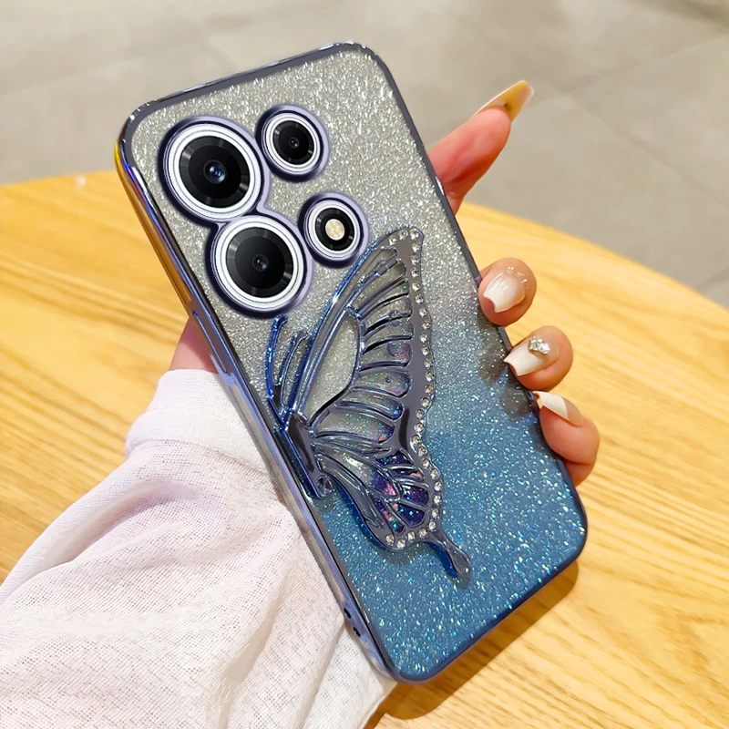 Чехол для телефона Infinix Note 30 Vip чехол с блестками бабочкой зыбучим песком задняя