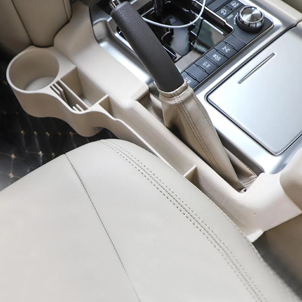 2 шт. пластиковые Органайзеры для подстаканника Toyota Land Cruiser 200 FJ200 2016 2017 2018 2019 2020 -