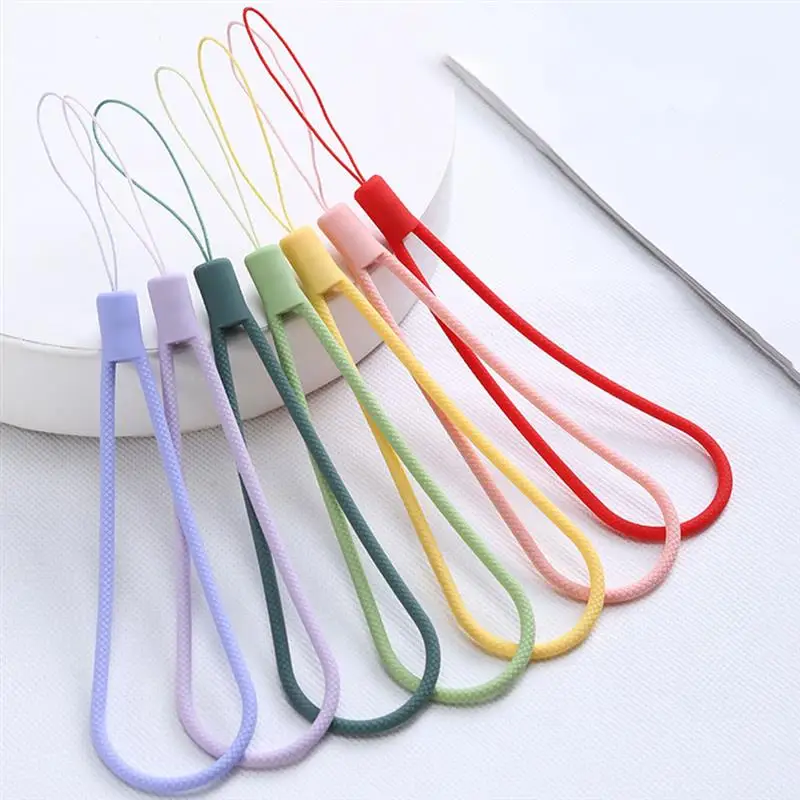 

10Pcs Anti-lost Cellphone Hanging Rope Silicone Phone Lanyard Phone Accessory