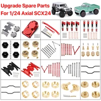 for 124 rc car axial scx 24 shocks absorber deadbolt upgrades steering links skid plate high clearance links accessories