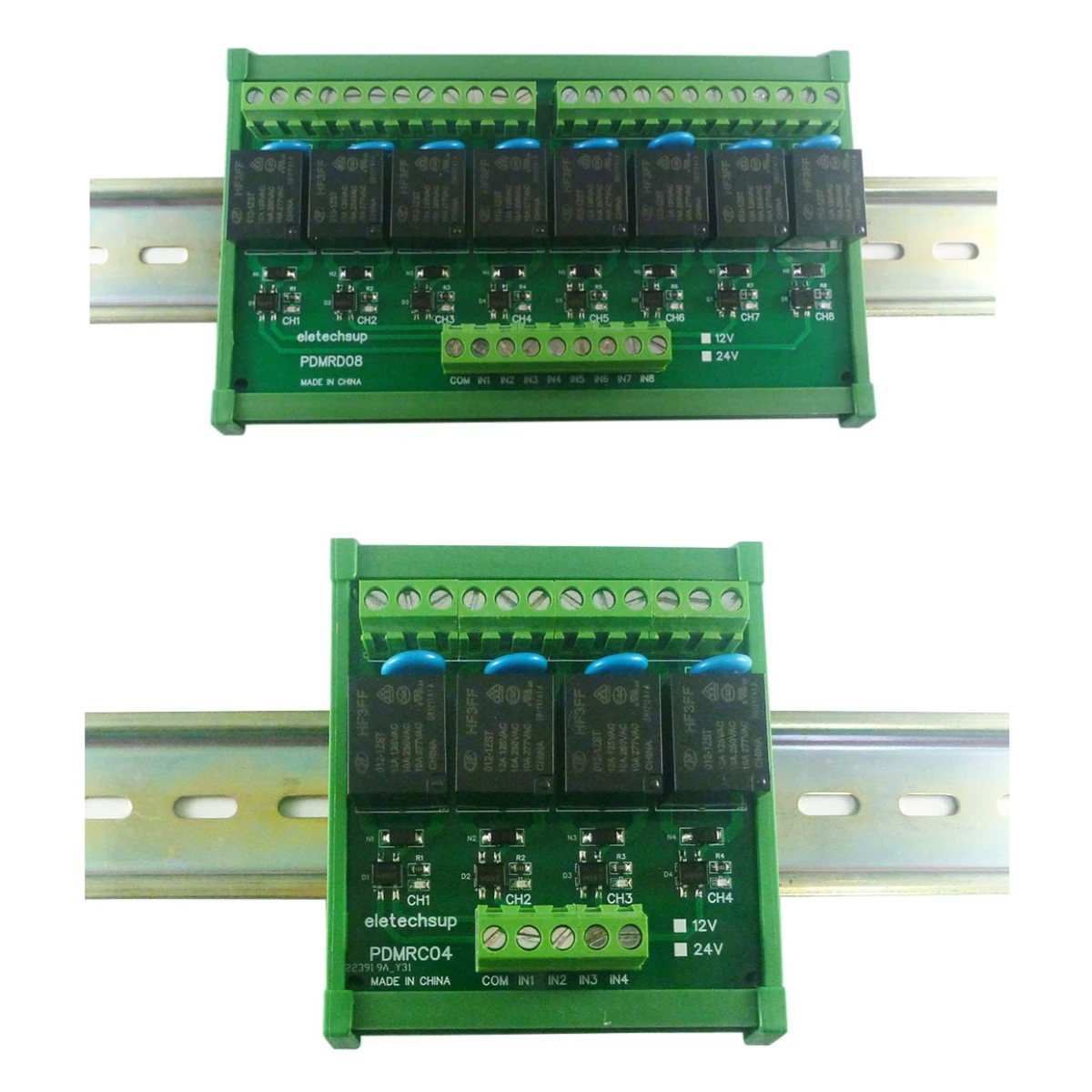 

PDMRB02 3X DC 12V/24V 1/2/4/8 Channels PLC Digital IO NPN PNP Signal Amplifier Module for Bluetooth Wifi RS485 RS232 Relay Board