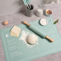 silicone and flour pad kitchen household antiskid thickened bread kneading flour pad baking products set combination cake mold