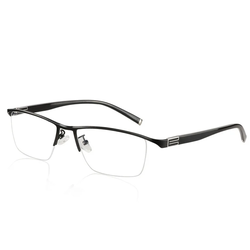 

Очки для чтения с фотохромным переходом и умным увеличением мужские прогрессивные многофокусные деловые очки с защитой от синего излучения очки с полуоправой