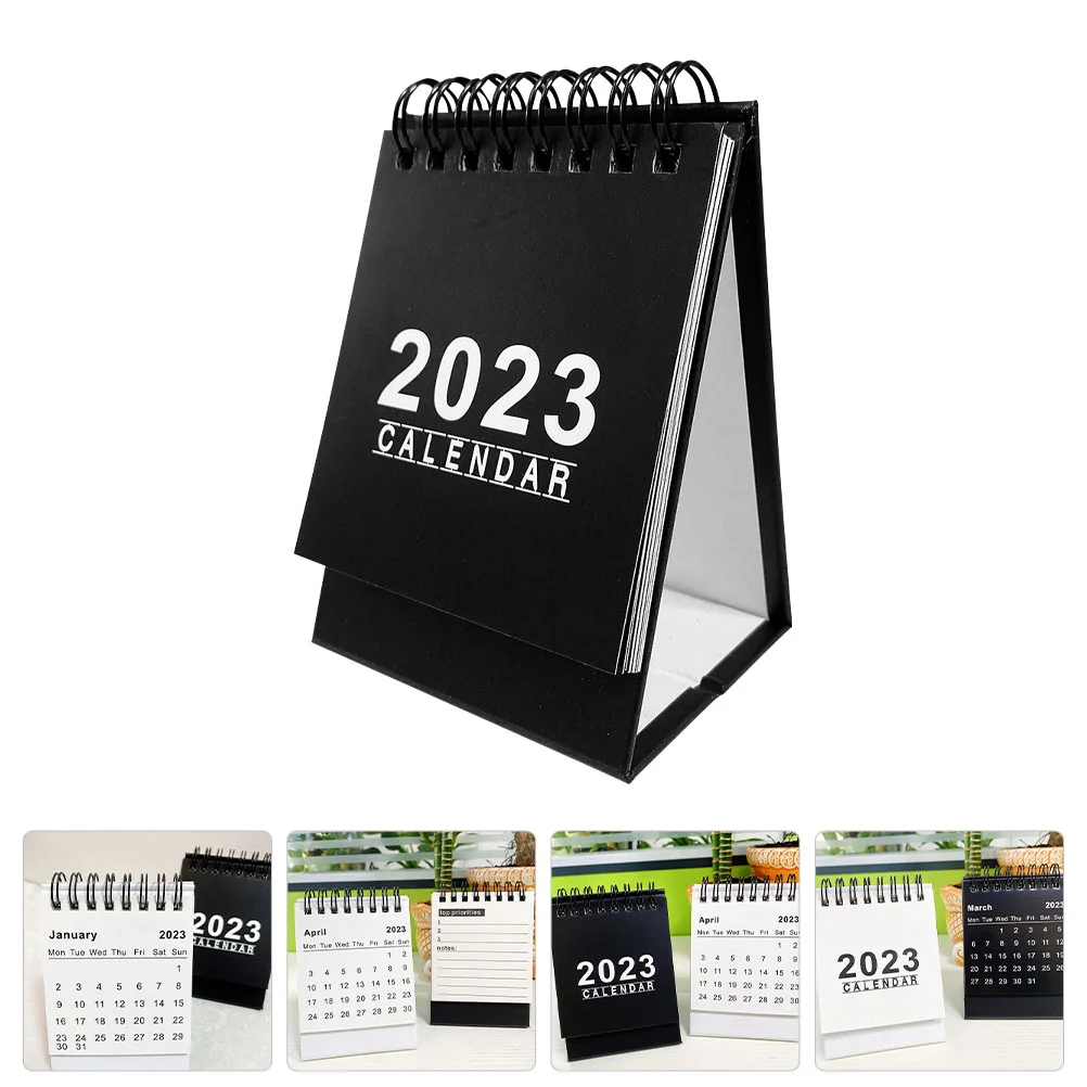 

Mini Desk Calendar 2023 Bunny Calendar Chinese Lunar Calender Small Planner Calendar Paper Year Rabbit Calendar Office