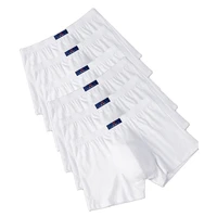6 pack white men boxers shorts underwear bottom cotton modal knickers boy panties underpants marry undies homme tighty whities