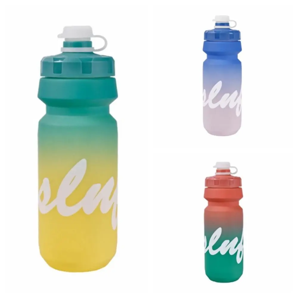

Gradient Cycling Water Bottle Cycling Equipment 650ml Portable Bicycle Cup Seal Security Water Bottle Running