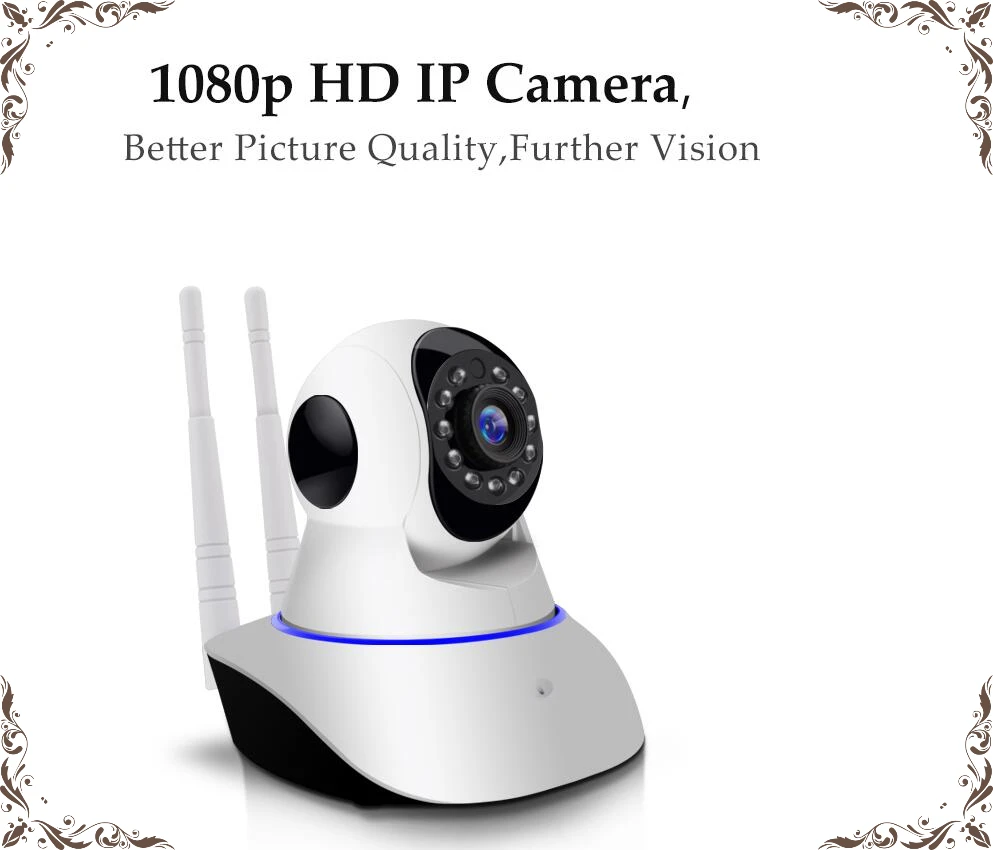 

Беспроводная IP-камера для домашней системы видеонаблюдения, 1080P, 1920x1080