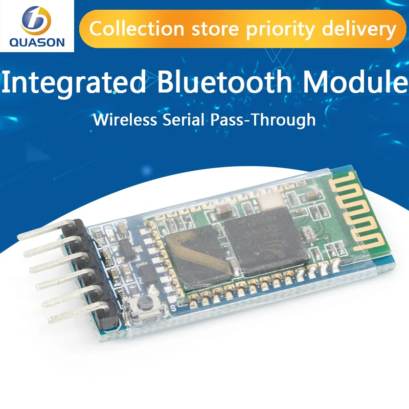 HC05 HC-05 master-slave 6pin JY-MCU anti-reverse Встроенный последовательный модуль Bluetooth