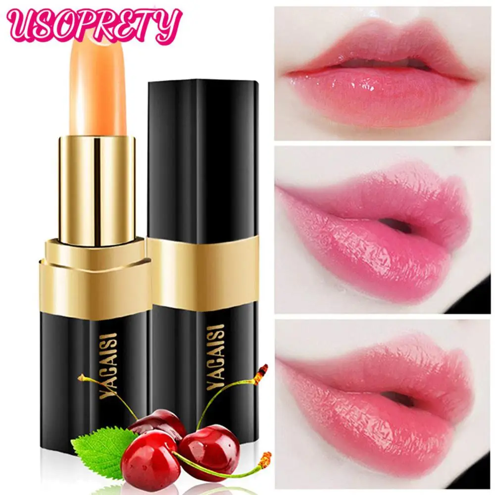 

YACAISI Temperature Color Changing Lipstick Waterproof Long Lasting Nutritious Lip Balm Lip Plumper Relieve Dryness Makeup TSLM2