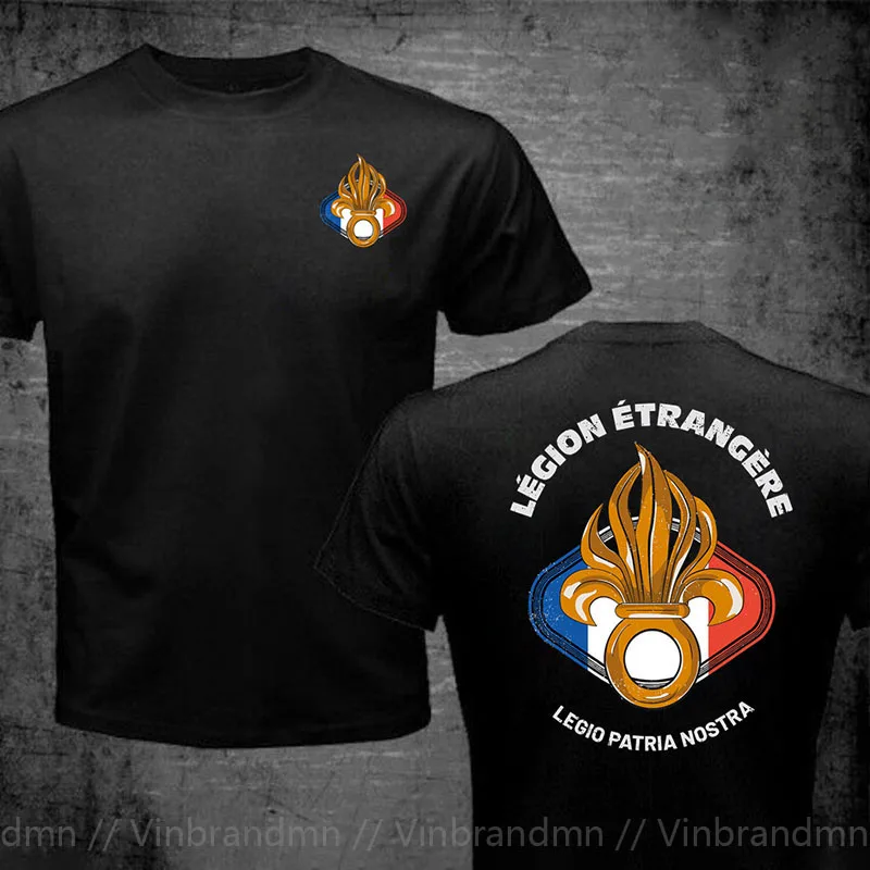 Винтажная мужская футболка в стиле ретро с потертостями французского