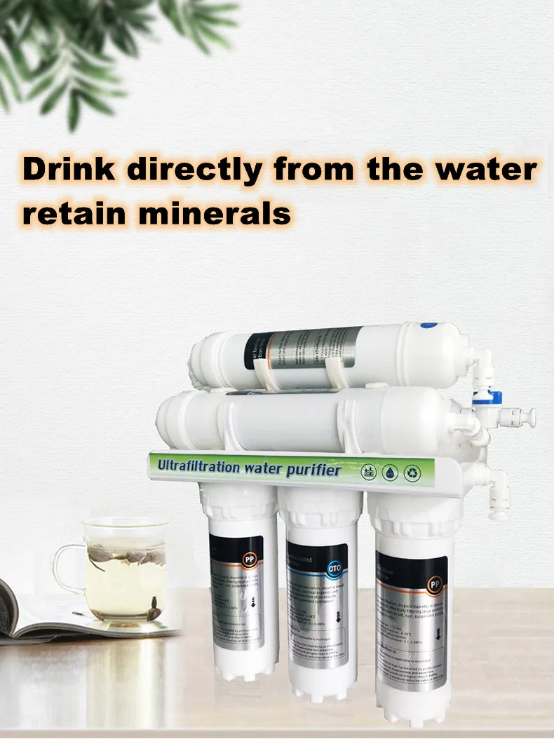 

6-ступенчатая система фильтрации воды, домашний кухонный смеситель, очиститель питьевой воды, фильтрация, бытовая ультрафильтрация