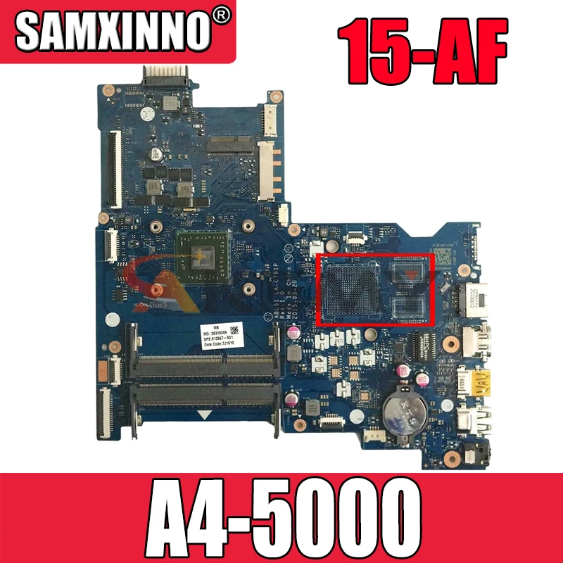 

824345-601 824345-501 Laptop motherboard For HP Pavillion 15-AF AM5000 Notebook Mainboard LA-C781P A4-5000