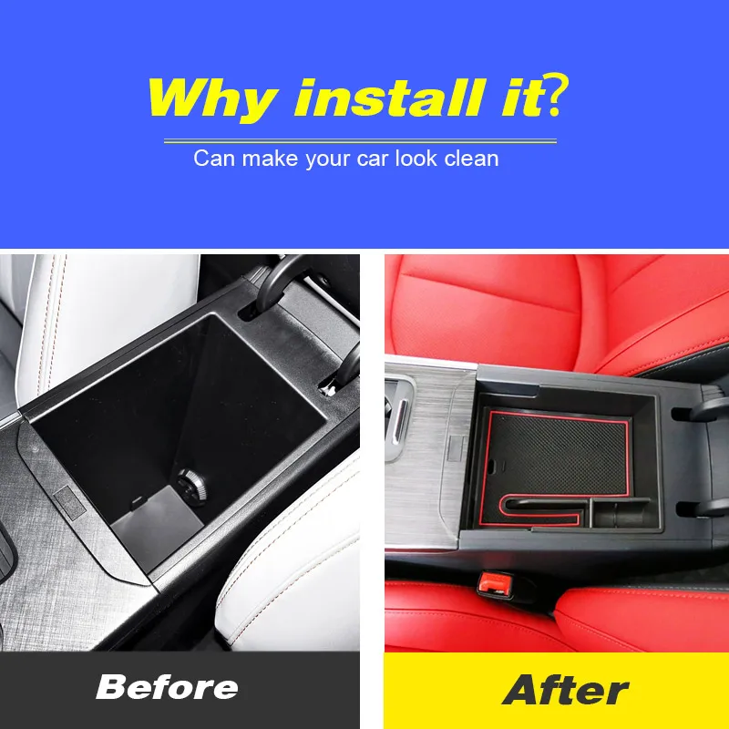 ABS автомобильный скрытый ящик для хранения чехол центральной консоли