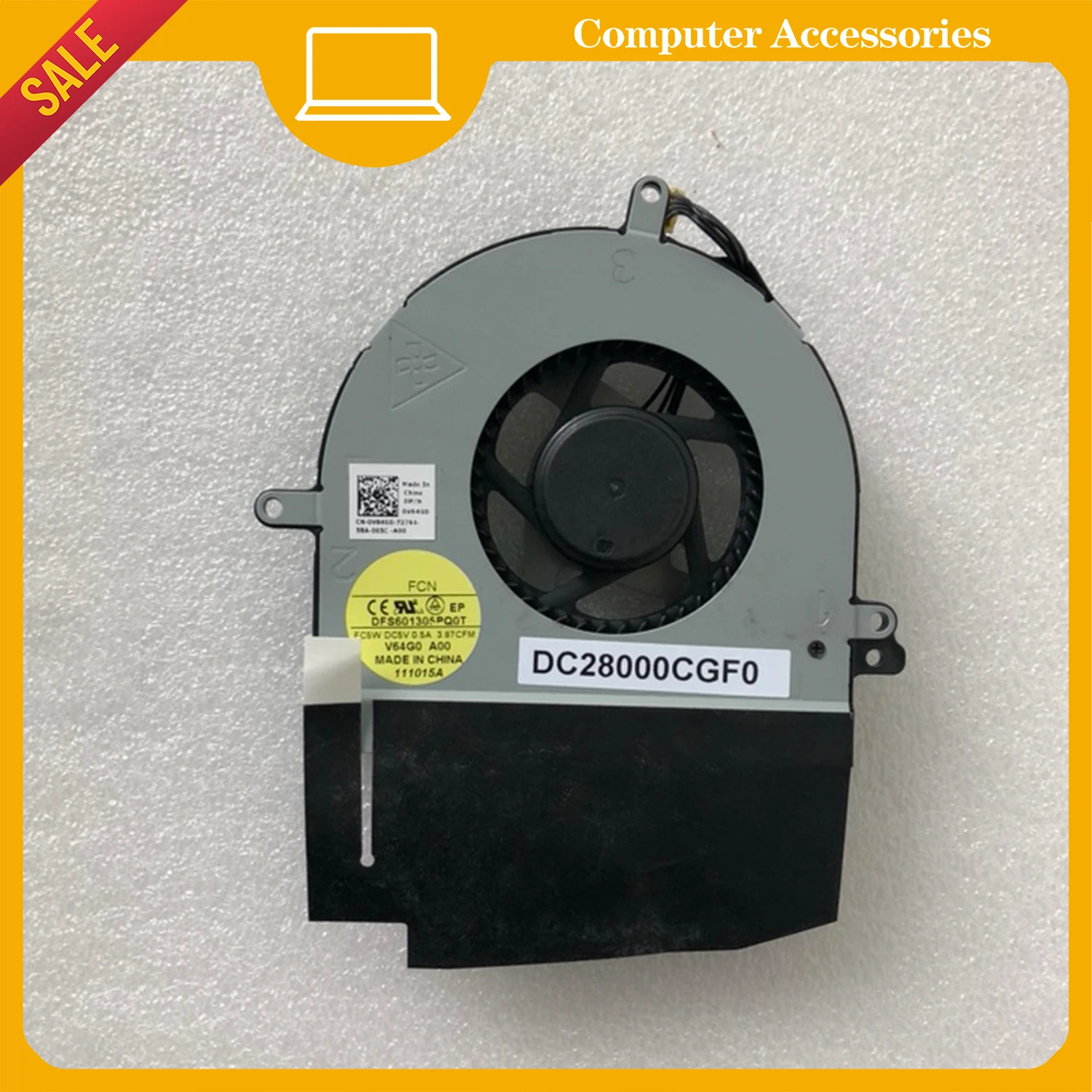 

Suitable for Dell 14 M14X R3 CPU Fan V64G0 0V64G0