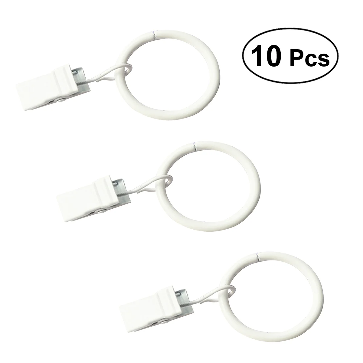 

Curtain Shower Hooks Rings Ring Draperyclip Metal Liner Rod Curtains Liners