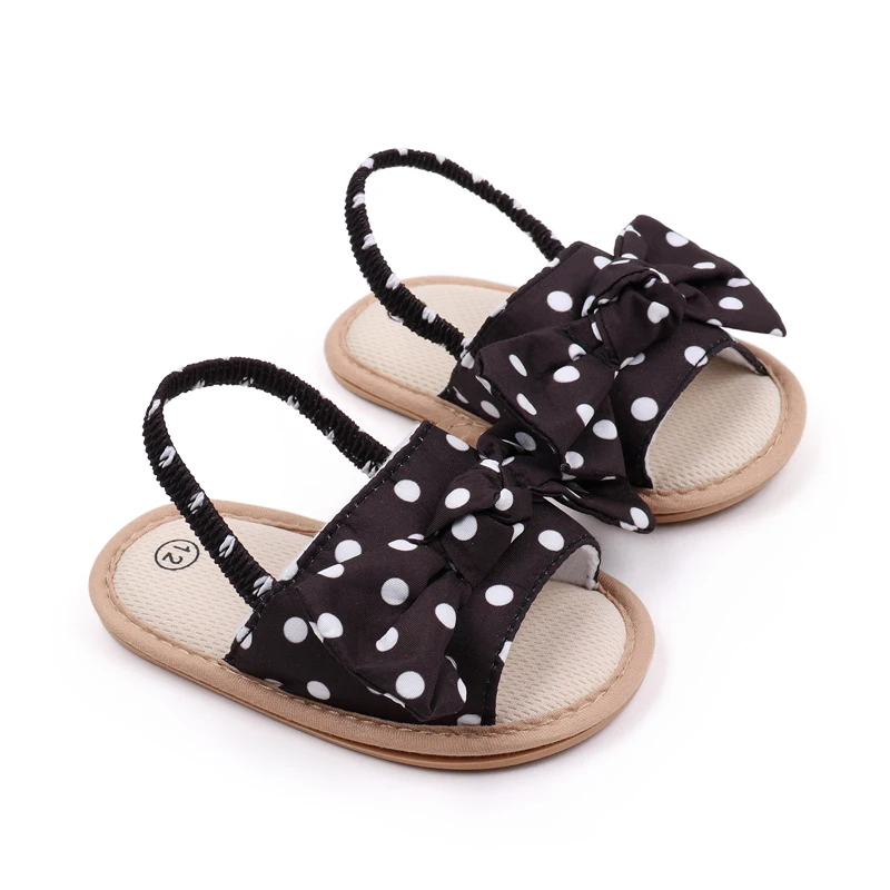 Летние сандалии на резинке для маленьких девочек дышащая обувь MiLaYa с украшением