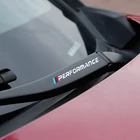 Металлическая Эмблема, автомобильные декоративные наклейки, наклейки на автомобильные стеклоочистители для BMW PERFORMANCE M3 M5 X1 X3 X5 X6 E90 E46 E36 E34, автомобильные аксессуары