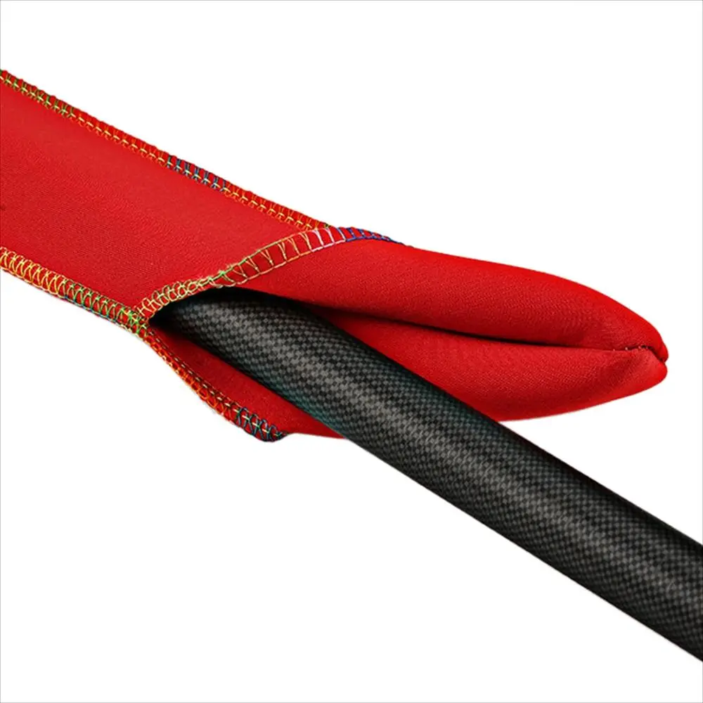 1PC High Elastic Fishing Rod Bag Fishing Rod Cover Telescopic Fish Pole Multicolor Protection Rope Bags Fishing Rods Sleeve Tool images - 6