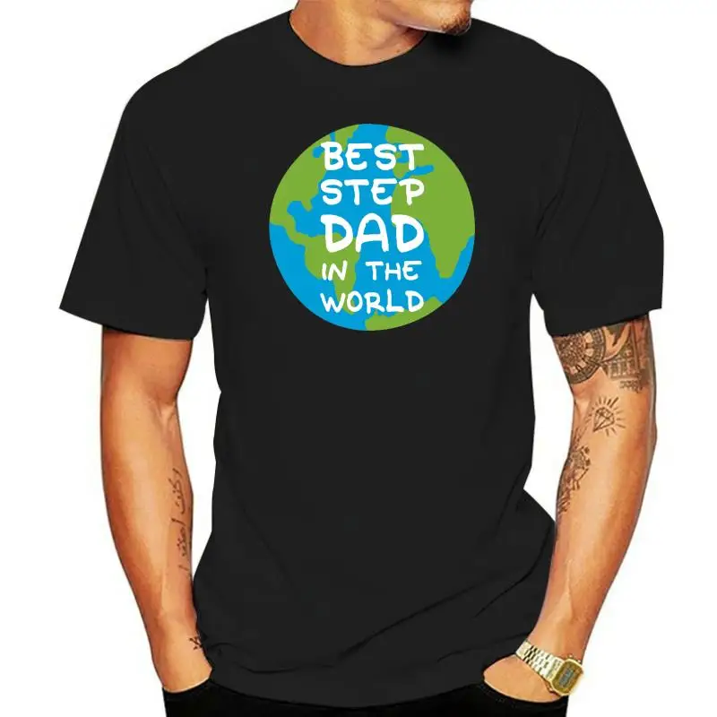 

Мужская футболка с надписью "Best Step Dad In The World"