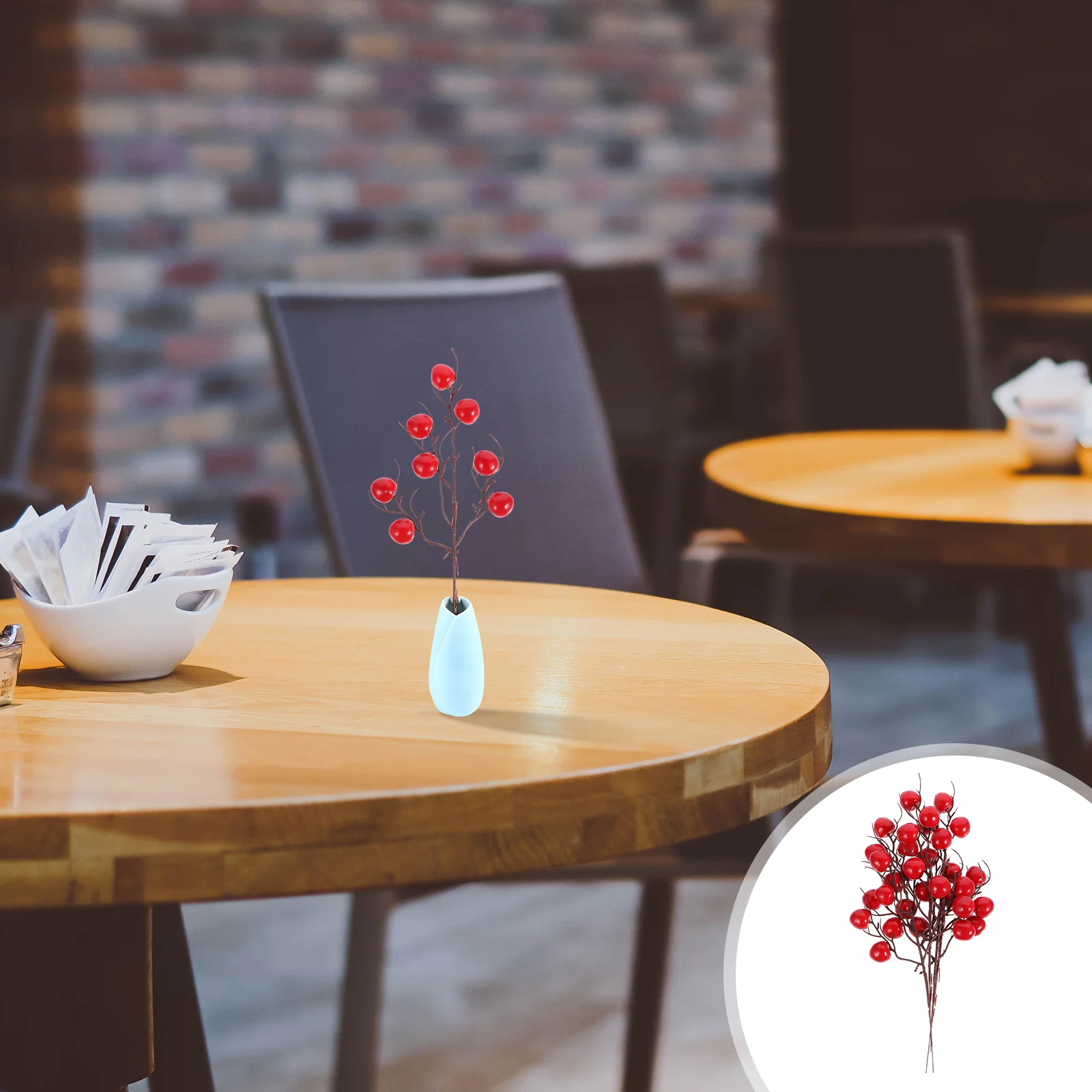 

Artificial Fake Berry Flower Decoration Berries Branchescenterpieces Flowers Picks Bouquet Floral Fruit Holly Red Wedding