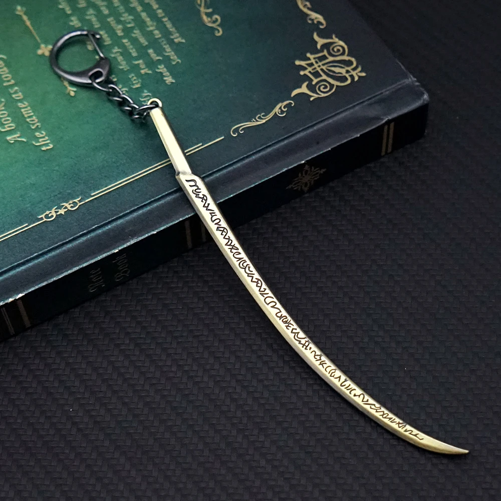 14 см кожаный кулон Рука Малинии брелок для игр 1:12 металлическое лезвие модель