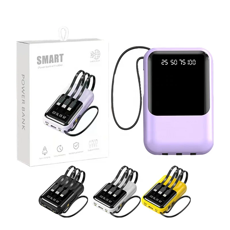 

Popular products 2022 mi small power bank 20000mah portable phone charger