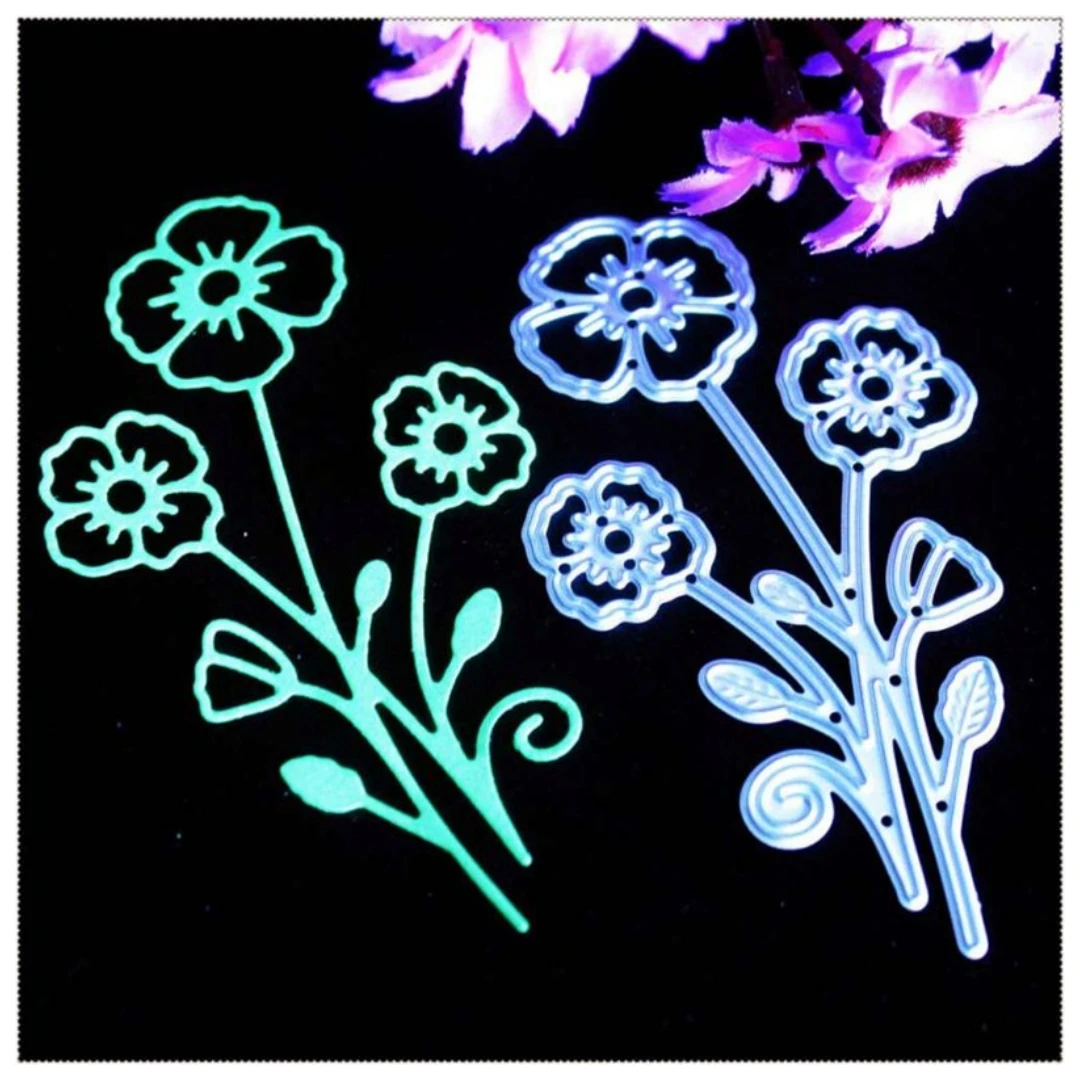 

YINISE Flower Metal Cutting Dies For Scrapbooking Stencils DIY Album Paper Cards Decoration Embossing Folder Die Cuts Templat