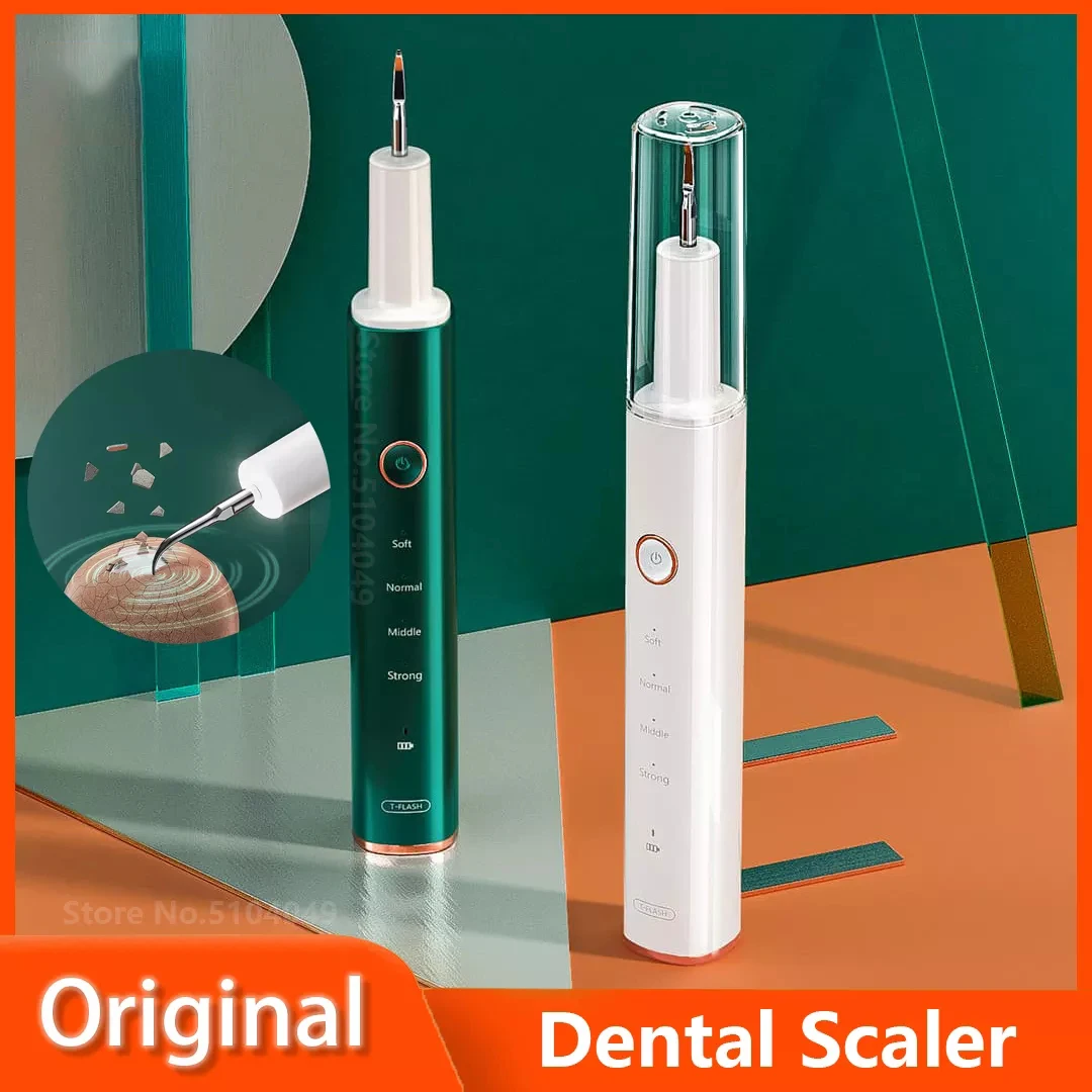 YOUPIN T-FLASH Ultrasonic Dental Scaler IPX7 Waterproof Dental Calculus Cleaning Device Smart Recognition Remove Dental Calculus