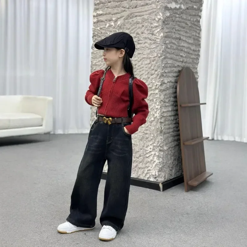 Новинка осени и зимы 2024 теплые детские штаны детская одежда Huzhou Zhili