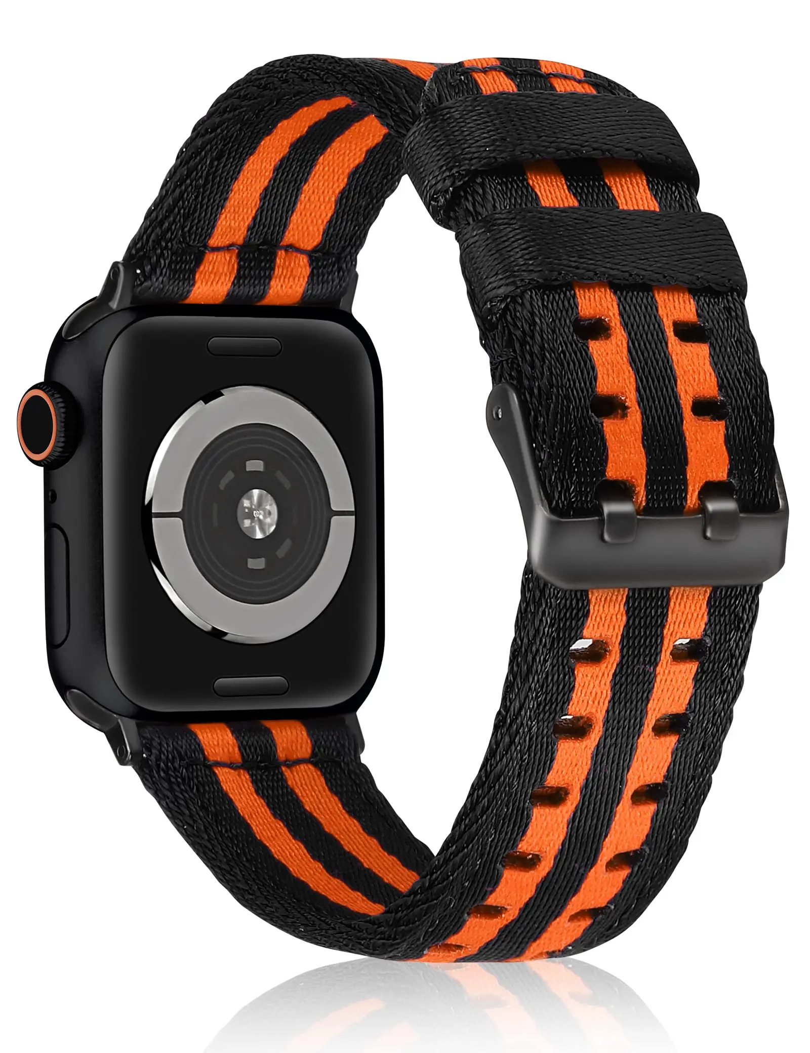 

Nylon Strap For Apple Watch Band 45mm 44mm 40mm 42mm 38mm Smartwatch Wristband Belt Loop Bracelet iWatch Series 3 4 6 se 7 41mm
