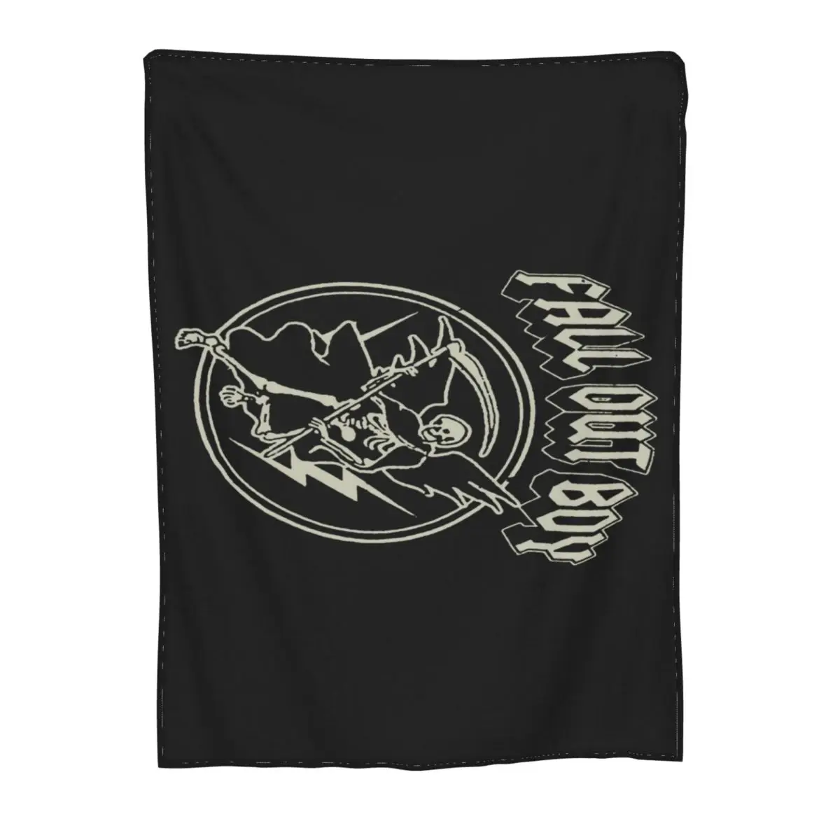 Одеяло с музыкальной группой Fall Out Boy Flying Reaper Pop Punk Rock Emo 1014