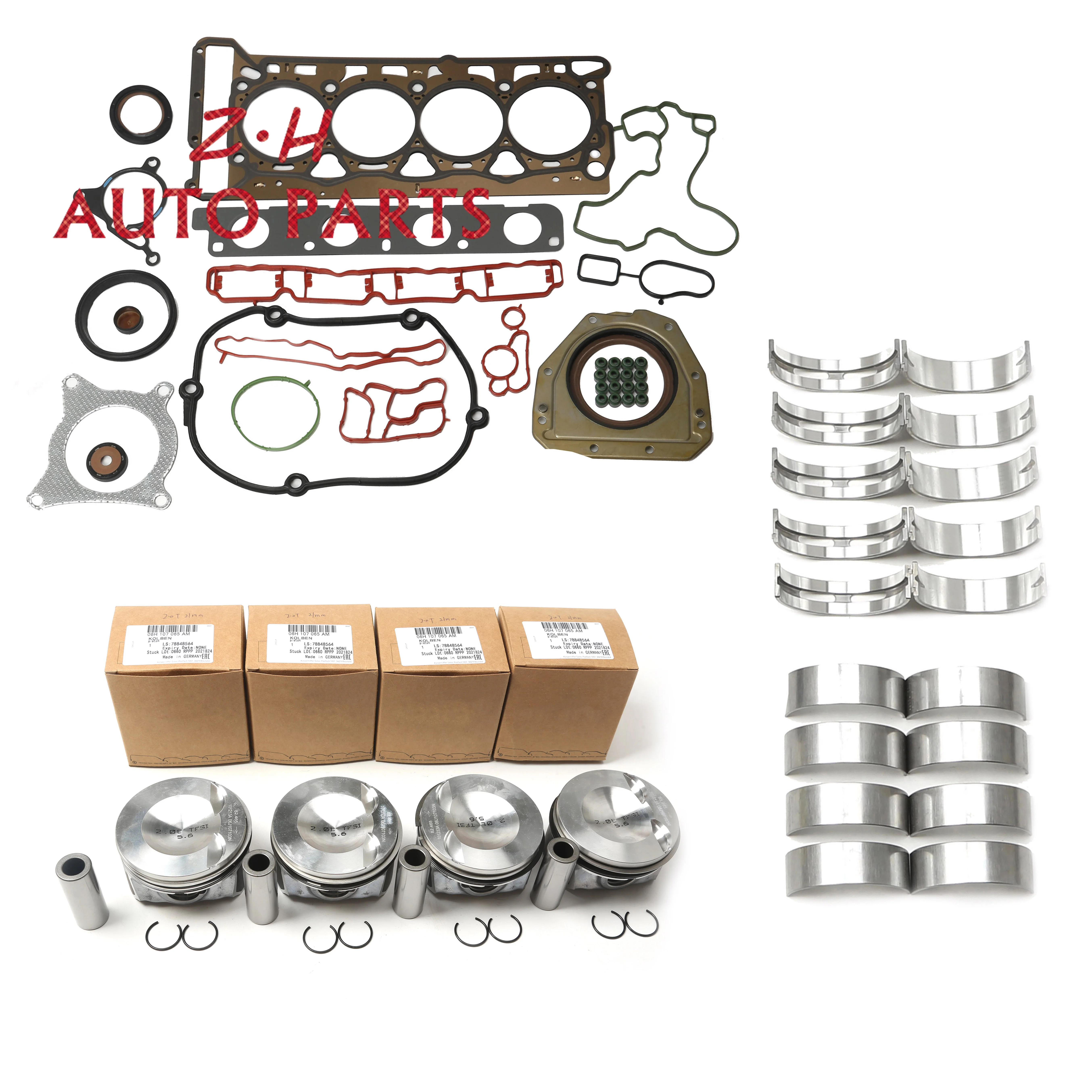 

Engine Repair Package 21MM Piston Bearing Kit For VW Jetta Passat Audi A3 Q3 Skoda Octavia Seat Alhambra 06H103383AD 06H107065AM