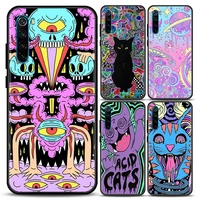 colourful psychedelic trippy art phone case for redmi 6 6a 7 7a note 7 note 8 8a pro 8t note 9 9s pro 4g 9t soft silicone