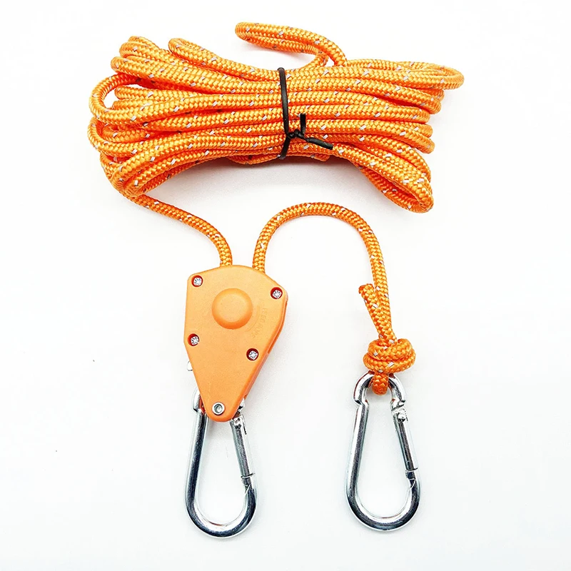 Светоотражающая Веревка 2/4/5 М С Фиксированной Пряжкой Диаметром 4 Мм Кронштейн