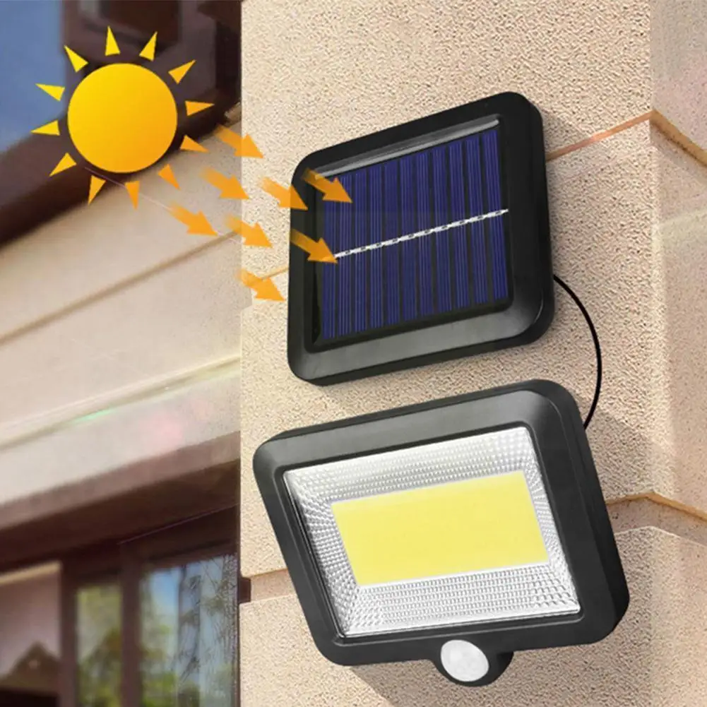 

Уличная лампа на солнечной батарее I0n1, водонепроницаемый светильник для сада и двора, с пассивным ИК датчиком движения, настенный светильни...