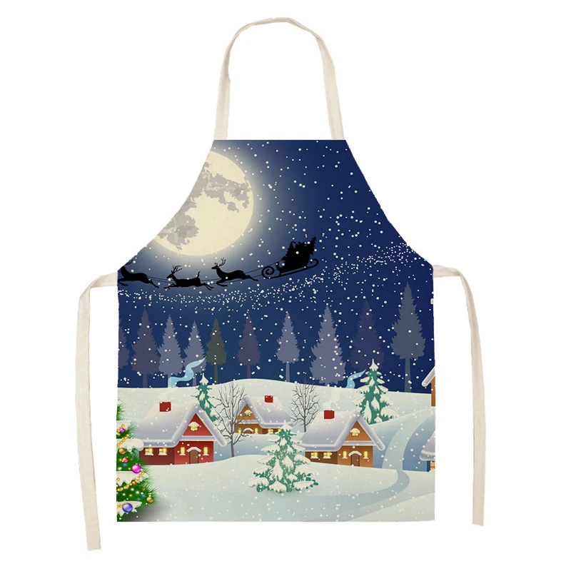 Кухонный Фартук для женщин льняной водонепроницаемый фартук мужчин и детей