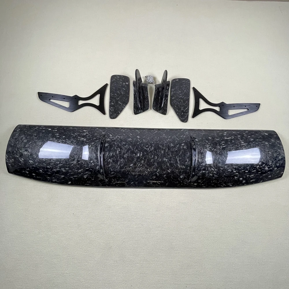 Автомобильный Стайлинг неокрашенный FRP углеродное волокно кованый угольный