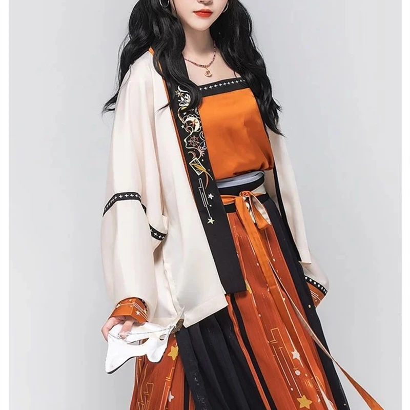 Lanshan Pavilion Moonlit Rabbit Hanfu женская песня вышитые рукава для самолета вытираемый