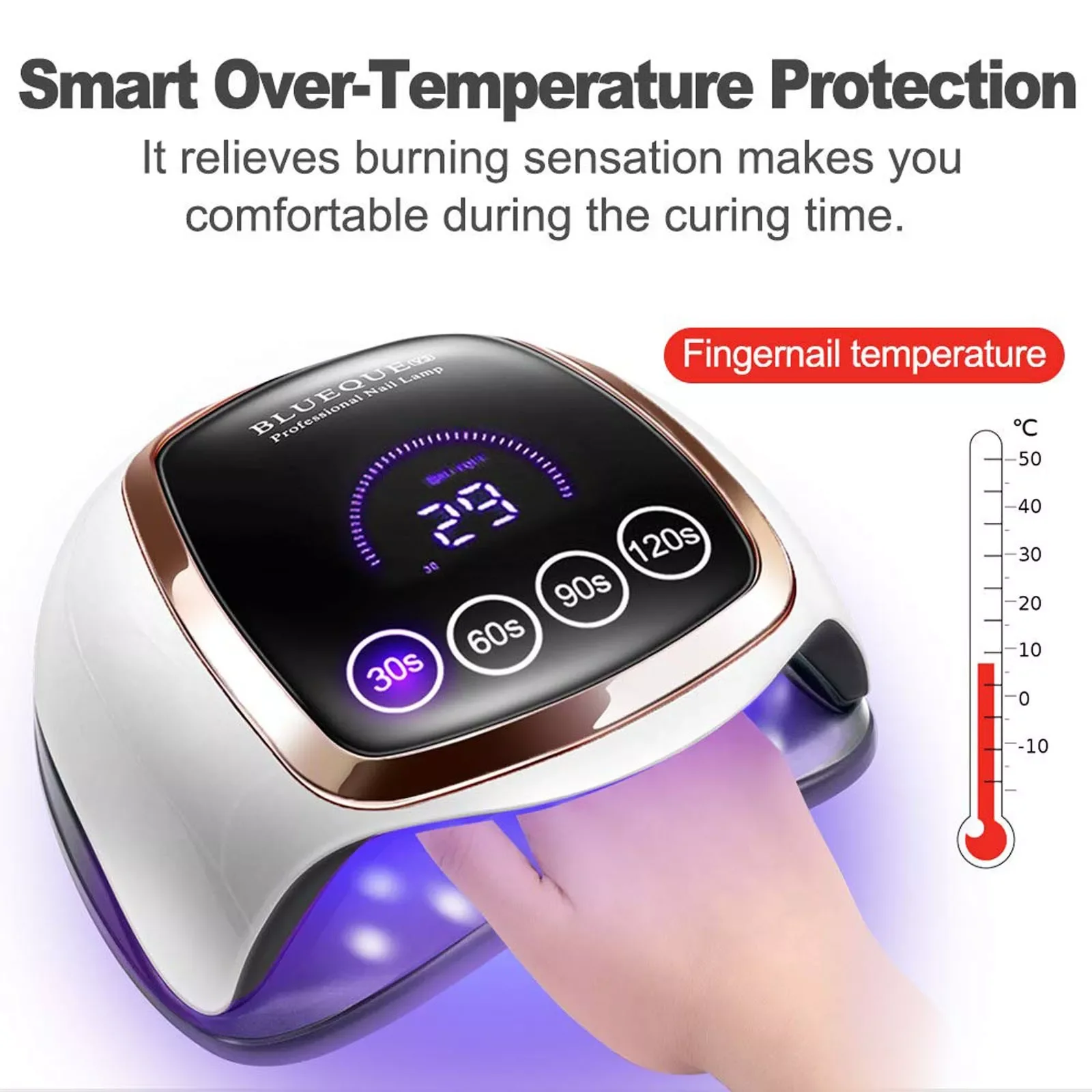 

NEW2023 Screen Lamp LED Nail 1PC LCD Gel Nail Lamp Beauty Tools
