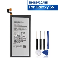 replacement battery eb bg920abe for samsung galaxy s6 g9200 g9208 g9209 g920f g920i eb bg920aba phone battery 2550mah