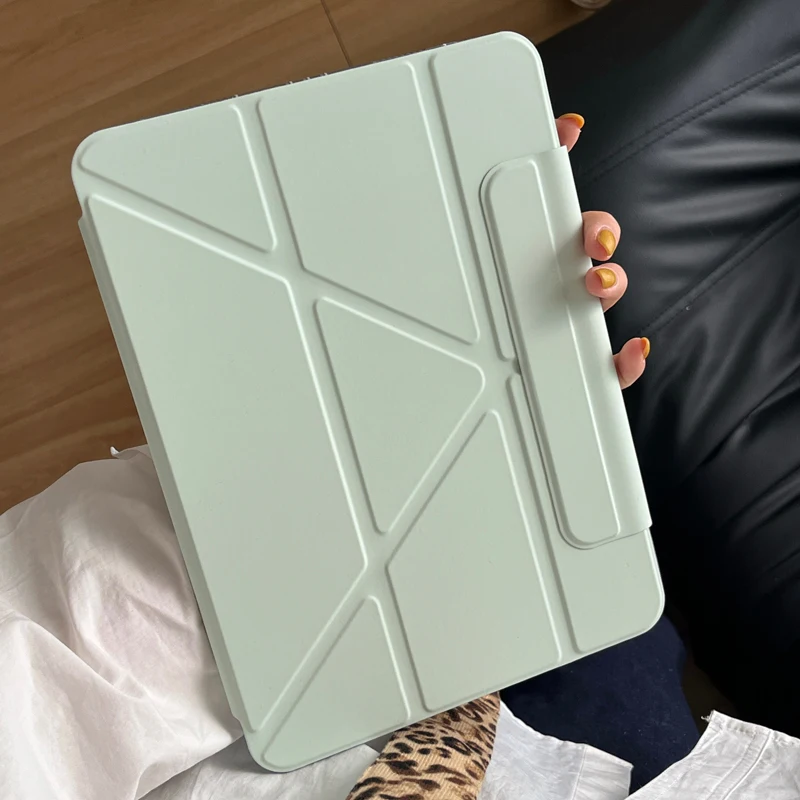Case For iPad Air Pro 2024 11 inch 4 5 6 7 8 9 10th Generation 10.2 10.9 Stand Clear Transparent Hard Tablet Cover Luxury