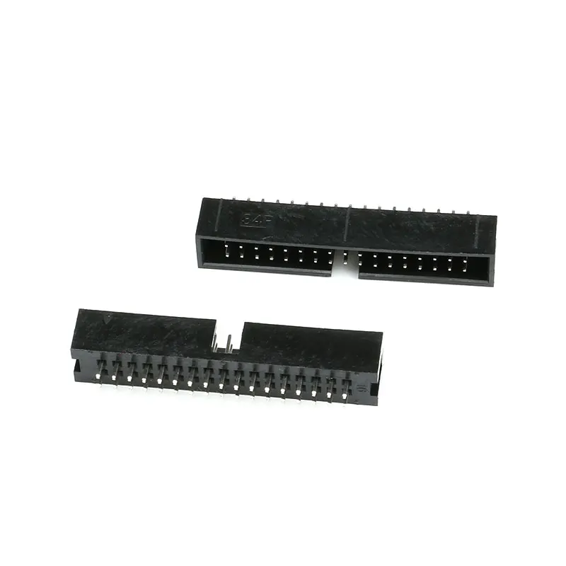

10 шт. DC3 шаг 2,54 мм Dip 34 штырьковый разъем, прямой игольчатый Соединитель с двумя отверстиями, Idc Box Headers
