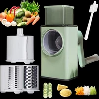 multifunction vegetable slicer manual home kitchen accessories grater vegetable chopper 3 in 1 round cutter potato spiralizer