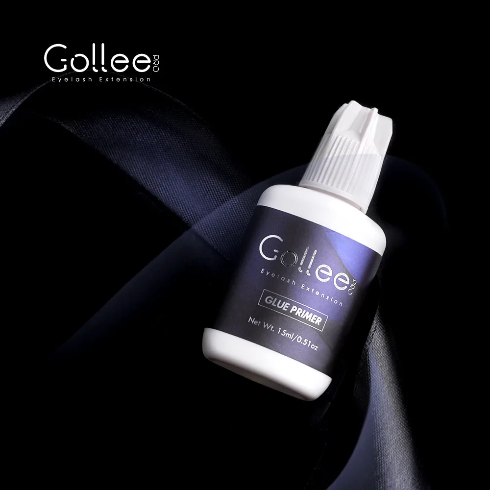 

Gollee Lash Primer for Eyelash Extensions 15 ml Increase Adhesive Bonding Power for Better Retention Protein Oil Remover